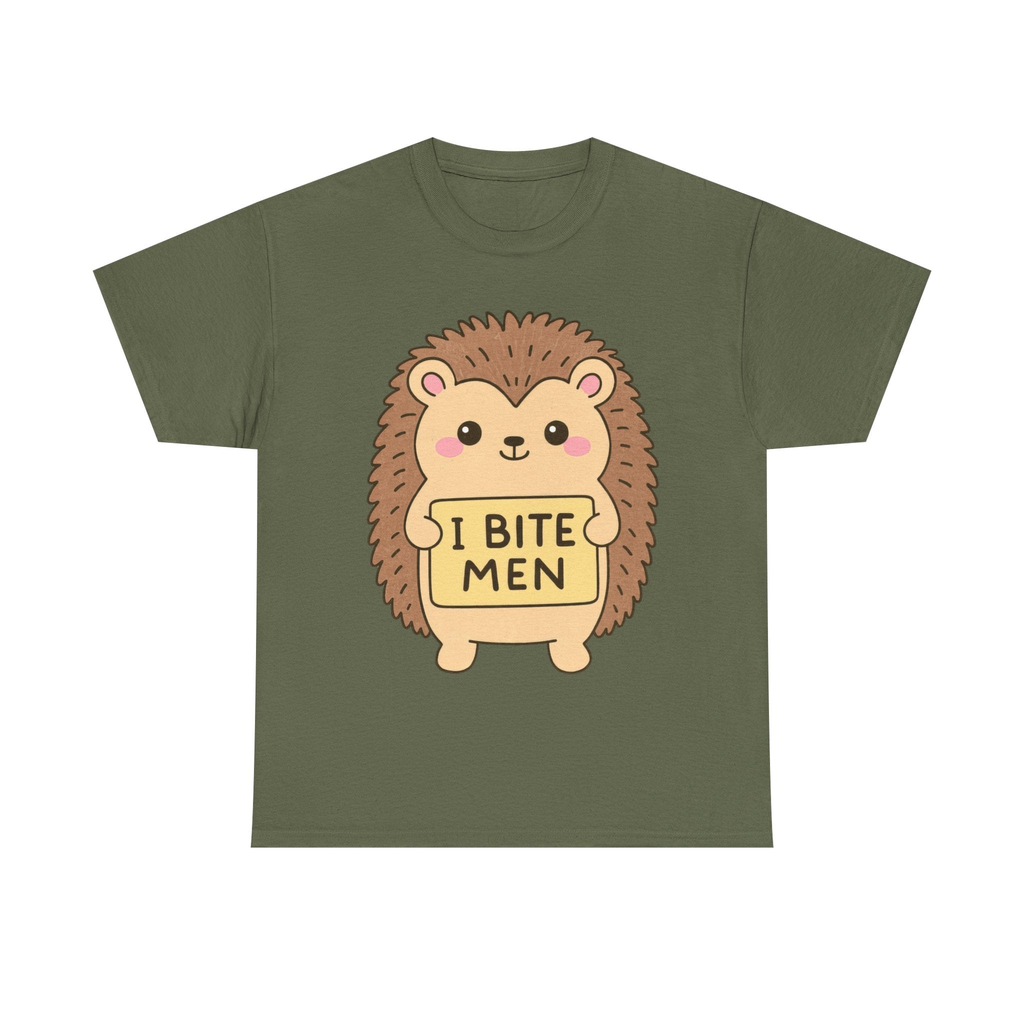 Funny Feminism T-Shirt - I Bite Men - Tee Shirt For Feminist - Anti Patriachy Gift NEW