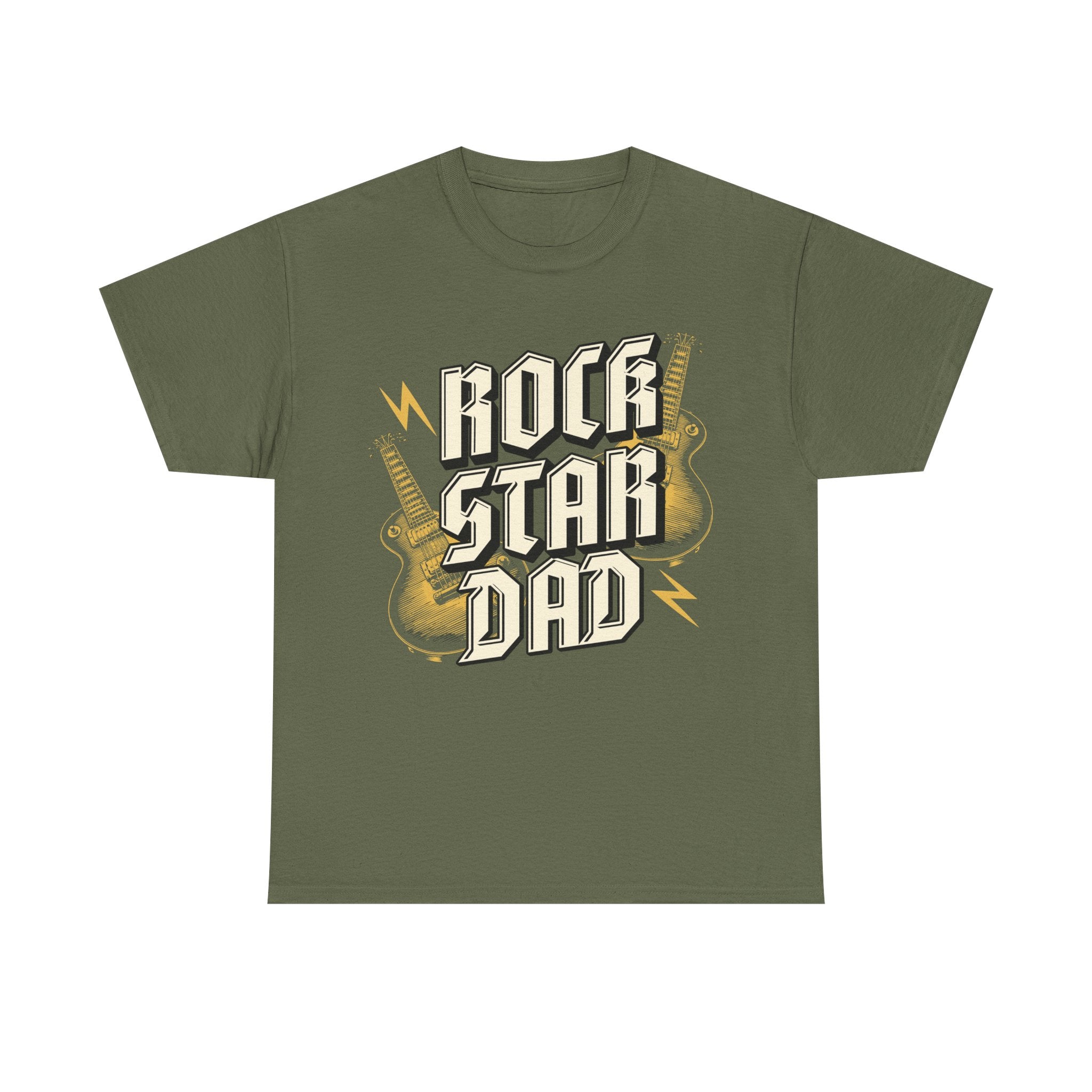 Rock Star Dad T-Shirt - Fathers Day Dads Birthday Gift Tee Shirt - NEW