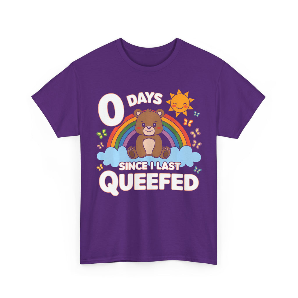 Funny Gift T-Shirt - Queef Countdown Tee - Offensive Adult Rude Hen Bachelorette Shirt