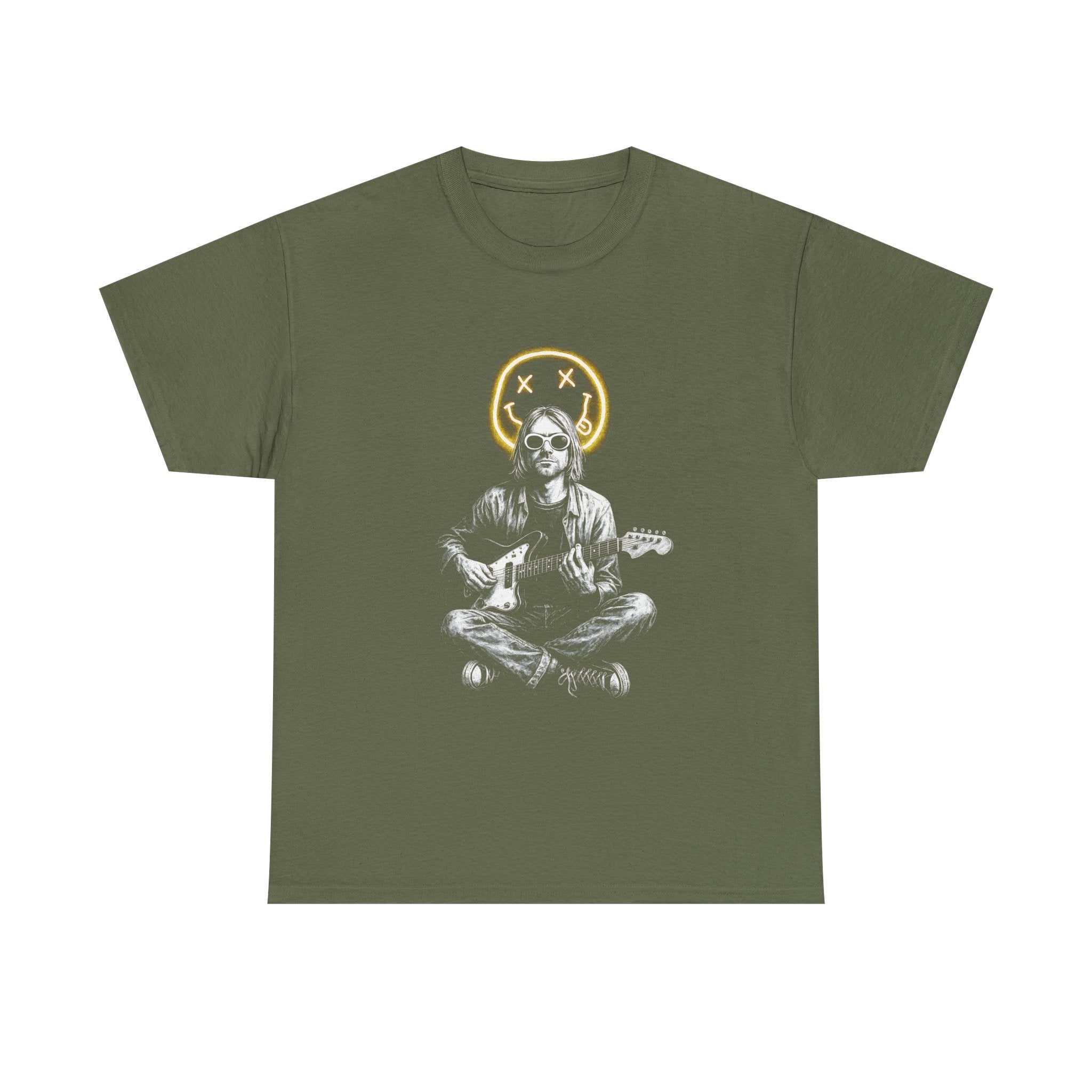 Grunge Guitarist Tee Shirt - Kurt Cobain Nirvana Retro Vintage Graphic T-Shirt - NEW