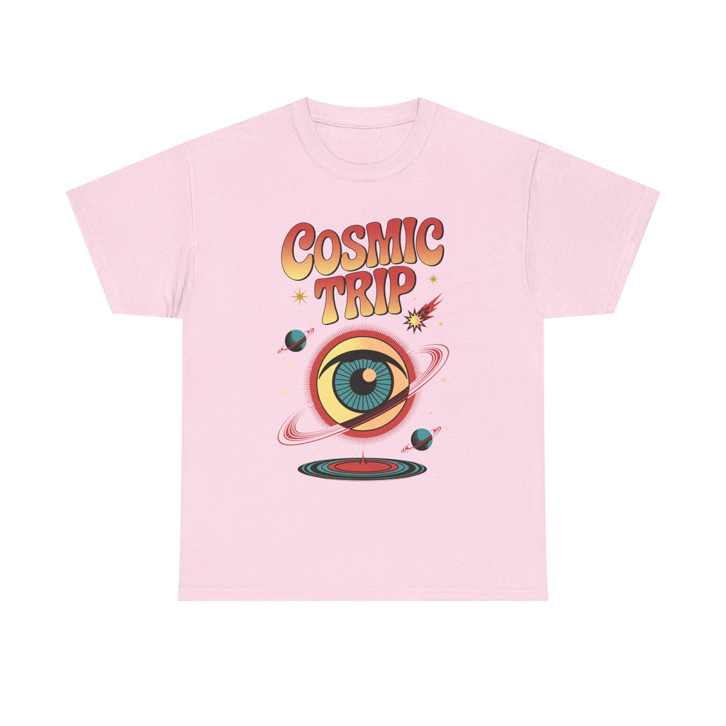 Cosmic Trip T-Shirt — Retro Space Eye Graphic Psychedelic Tee