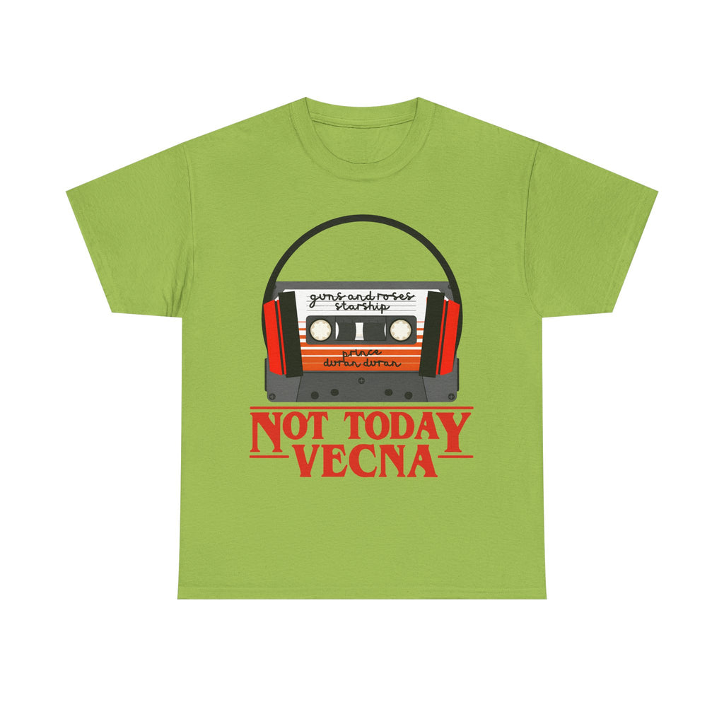 Not Today Vecna Cassette T-Shirt - Retro Stranger Things Tee Shirt - NEW