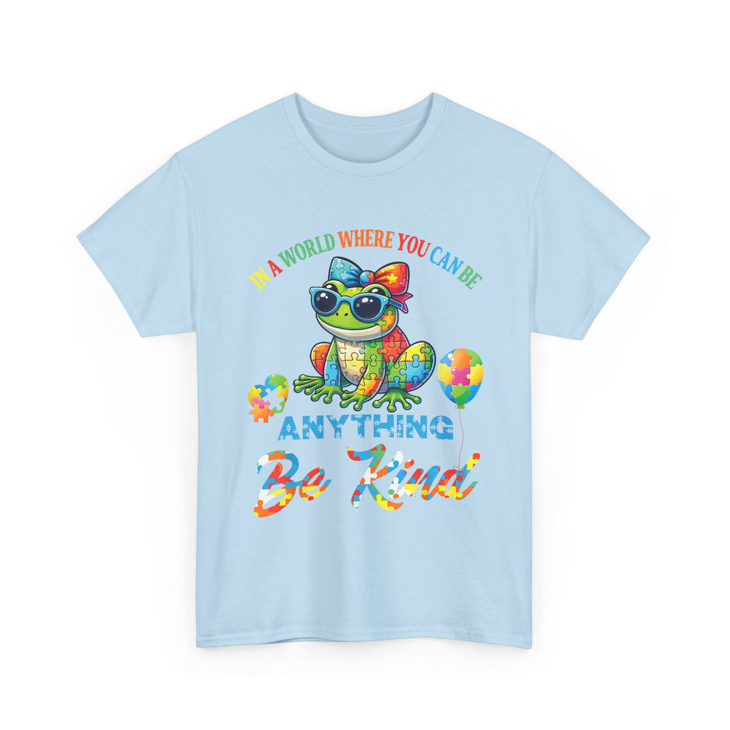 Be Kind Turtle T‑Shirt - A World Where You Can Be Anything Be Kind - Autism ADHD Tee Shirt