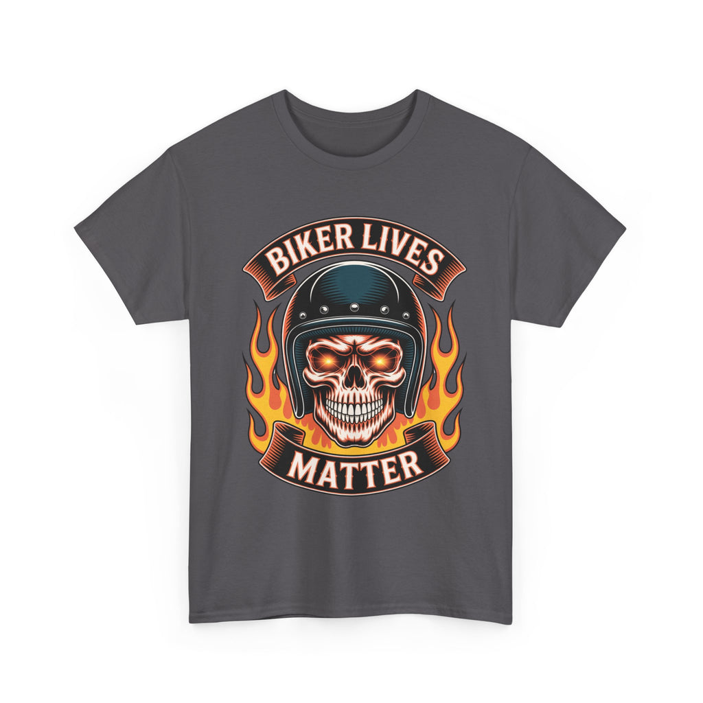 Biker Lives Matter T-Shirt - Tee Shirt For Bikers - Clothing Gift For Motorcycle Enthusiasts
