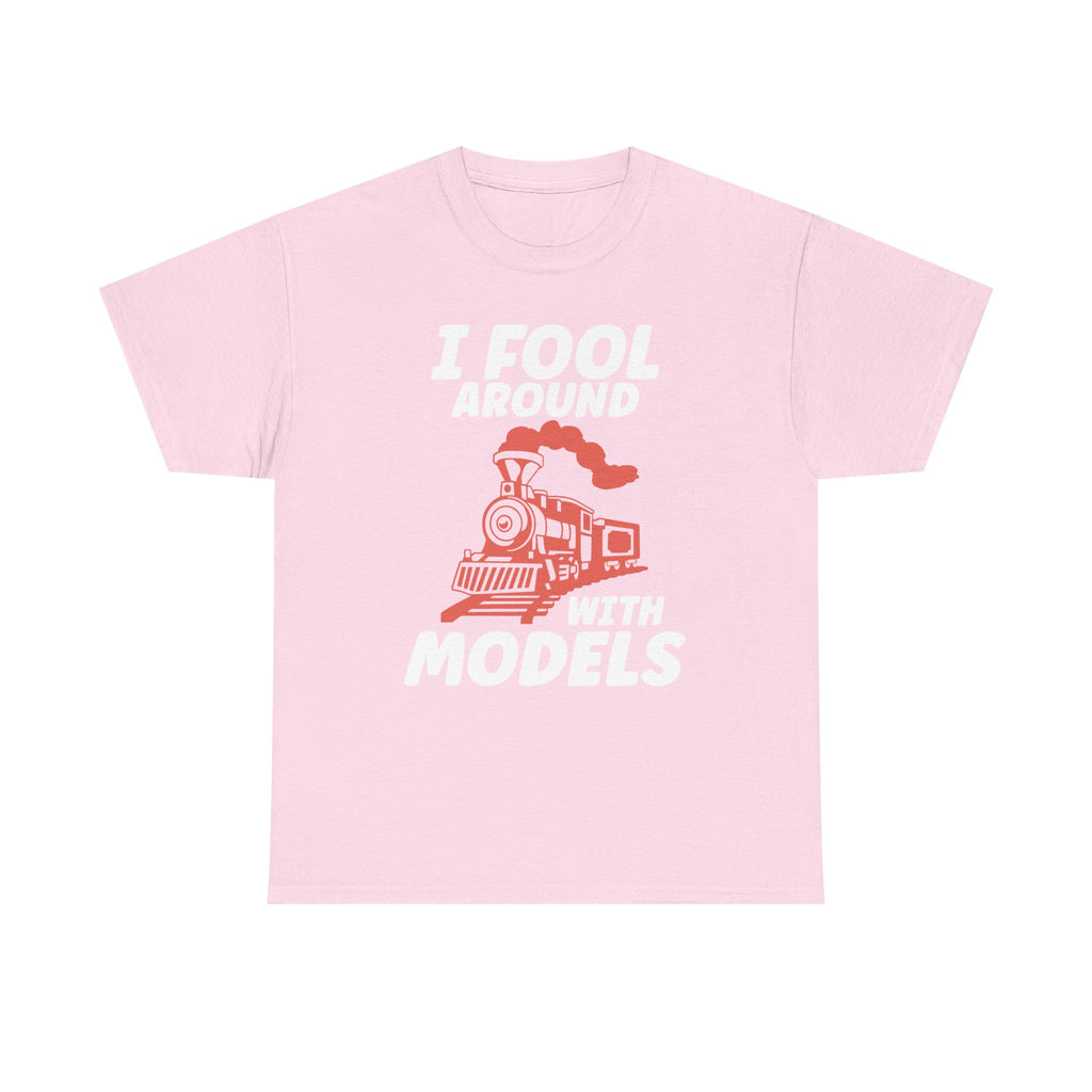 Train Set Model Tee Shirt - Funny T-Shirt Gift For Train Model Enthusiasts - Gift For Dad Grandad Into Trains