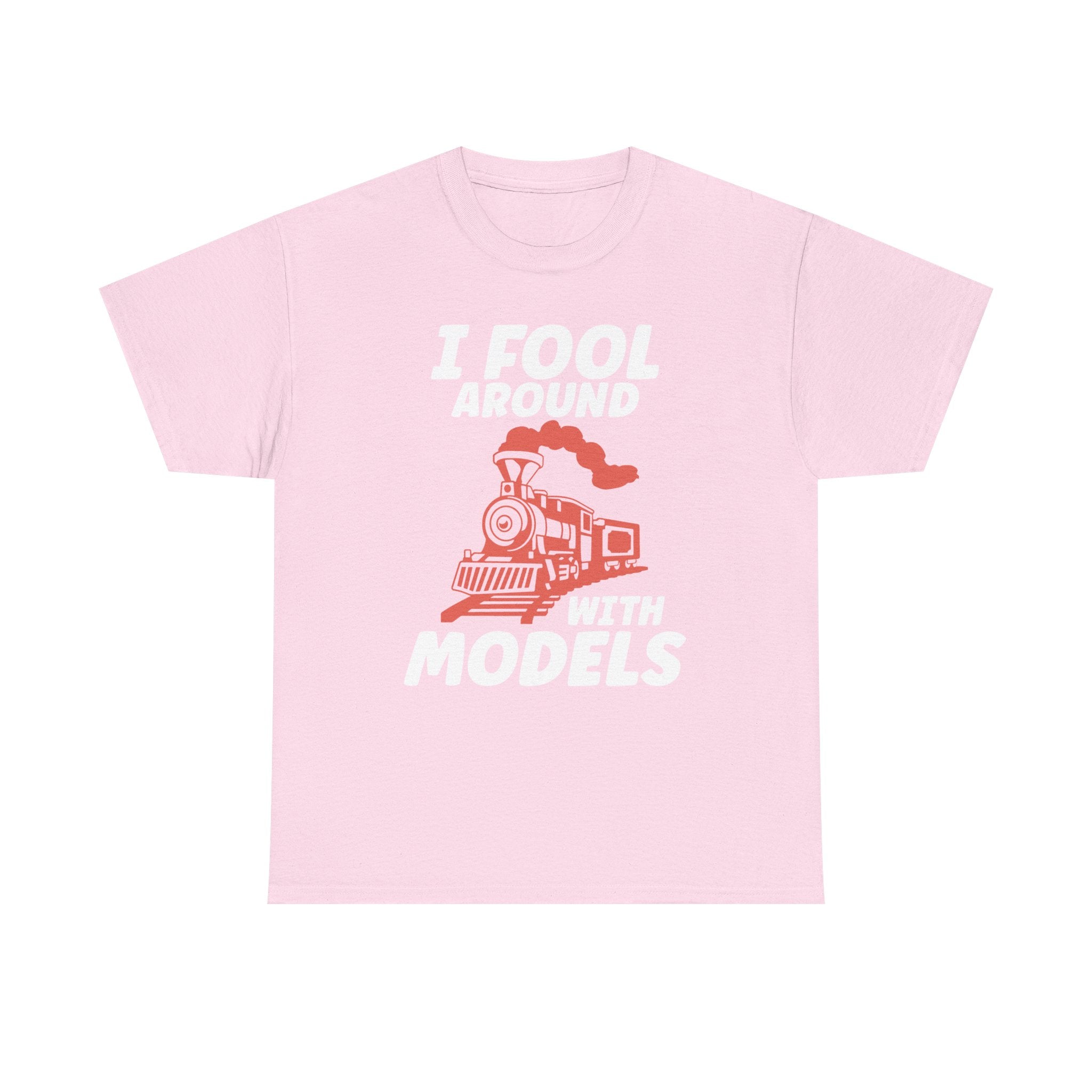 Train Set Model Tee Shirt - Funny T-Shirt Gift For Train Model Enthusiasts - Gift For Dad Grandad Into Trains