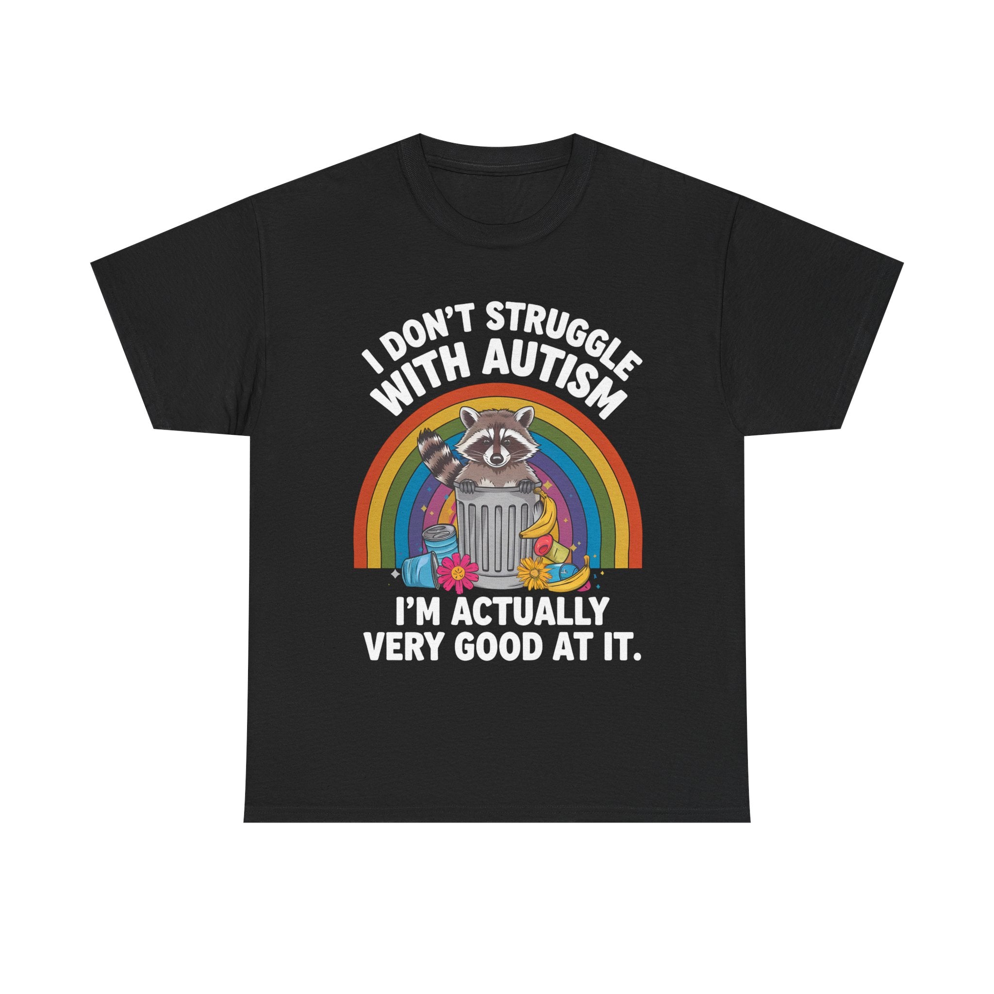 Autism Pride T‑Shirt - I Don’t Struggle With Autism, I’m Actually Very Good At It-  Funny Neurodiverse Tee Shirt