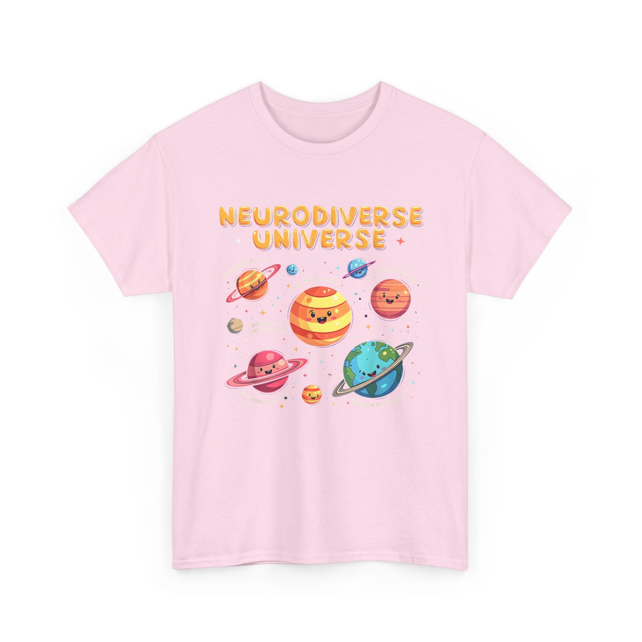 Neurodiverse Universe T-Shirt - Autism, ADHD, ASD Awareness Gift Tee Shirt NEW