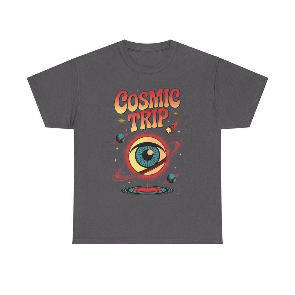 Cosmic Trip T-Shirt — Retro Space Eye Graphic Psychedelic Tee