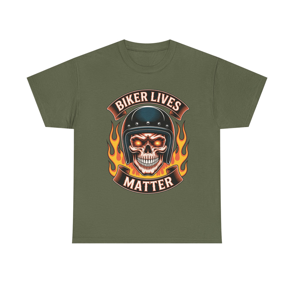 Biker Lives Matter T-Shirt - Tee Shirt For Bikers - Clothing Gift For Motorcycle Enthusiasts