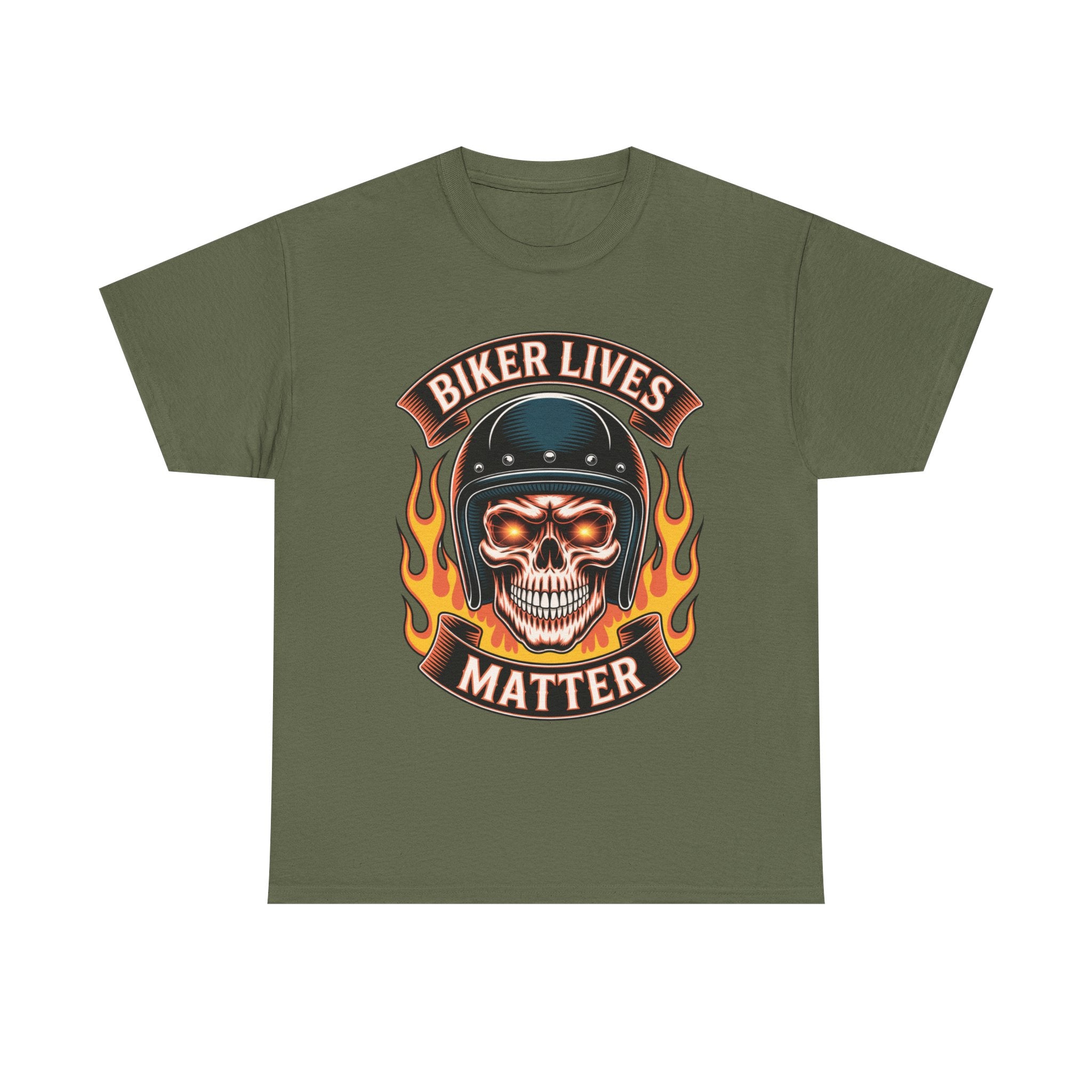 Biker Lives Matter T-Shirt - Tee Shirt For Bikers - Clothing Gift For Motorcycle Enthusiasts