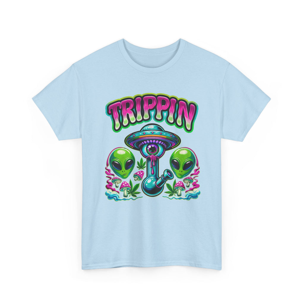 Trippin' Alien Mushroom Tee - Funny Psychedelic T-Sirt Gift