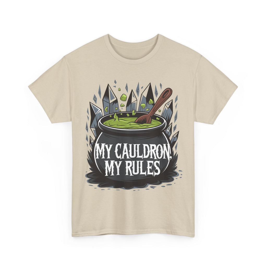 Funny Witch T-Shirt - My Cauldron My Rules - Wicken t Shirt - Gift Tee For Witches NEW