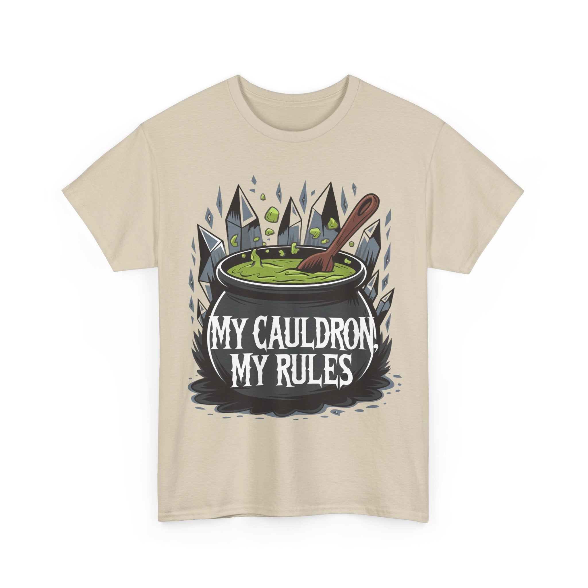 Funny Witch T-Shirt - My Cauldron My Rules - Wicken t Shirt - Gift Tee For Witches NEW
