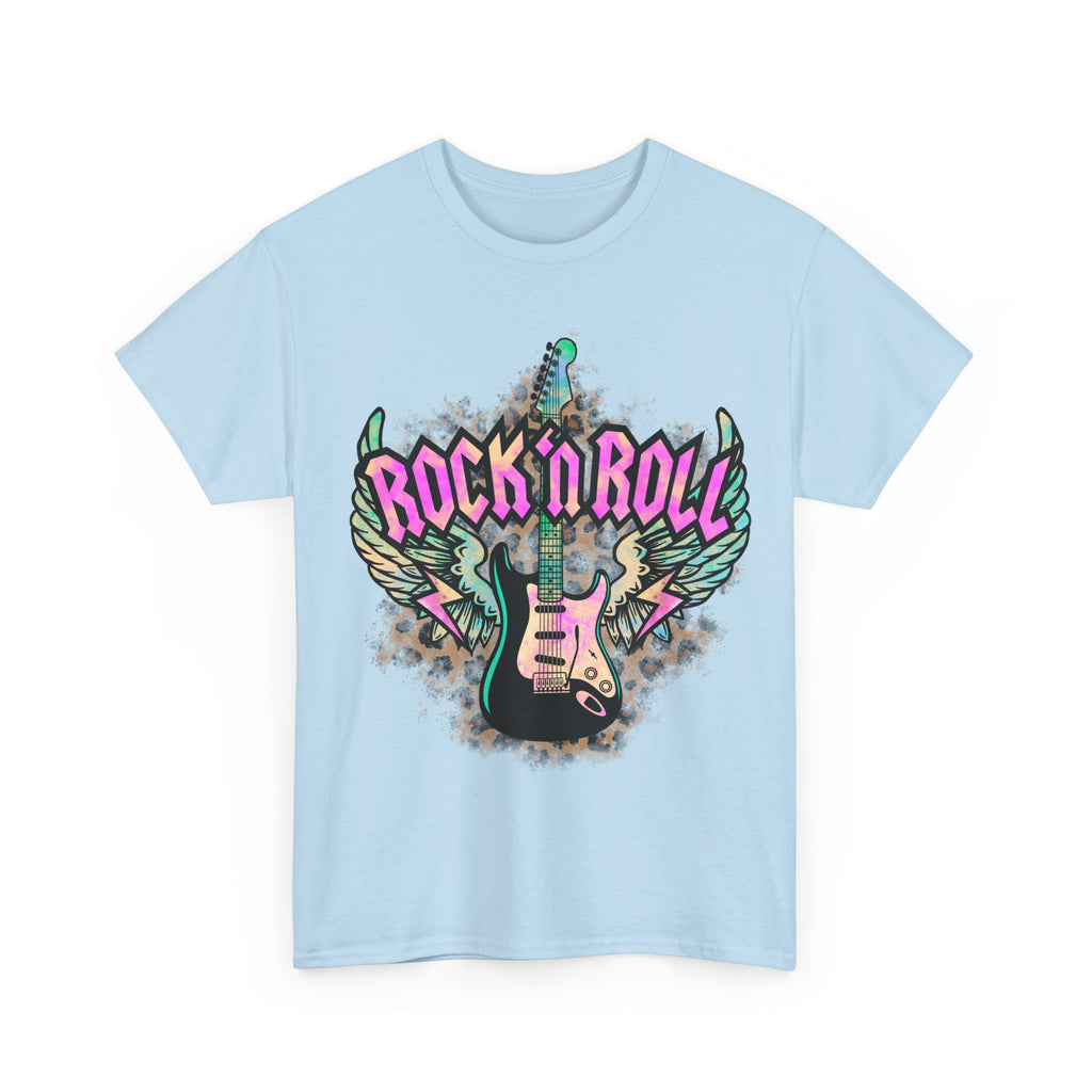 Rock n Roll Guitar T Shirt - Gift Tee Shirt For Guitarist Or Rock Fan