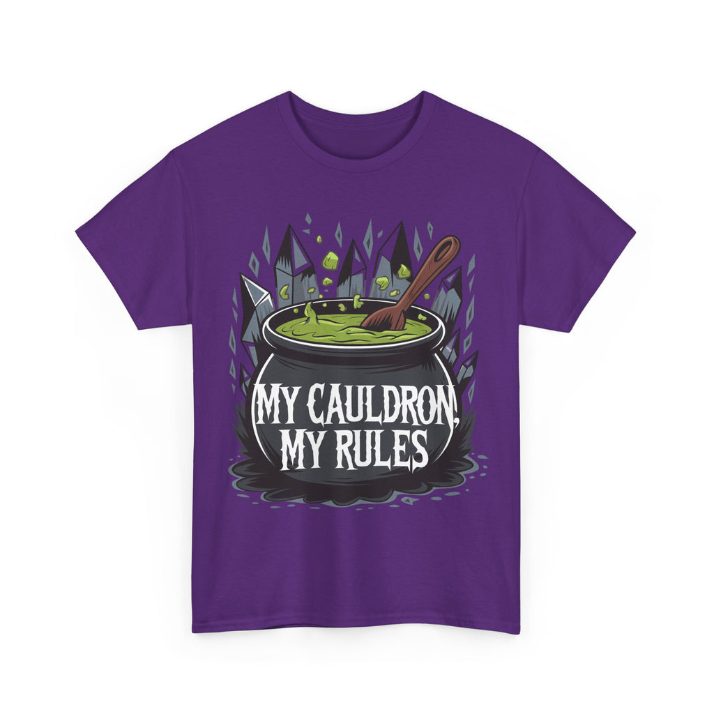 Funny Witch T-Shirt - My Cauldron My Rules - Wicken t Shirt - Gift Tee For Witches NEW