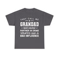 They Call Me Grandad Partner In Crime Tee Shirt - Funny T-Shirt Gift For Grandad Grandpa NEW