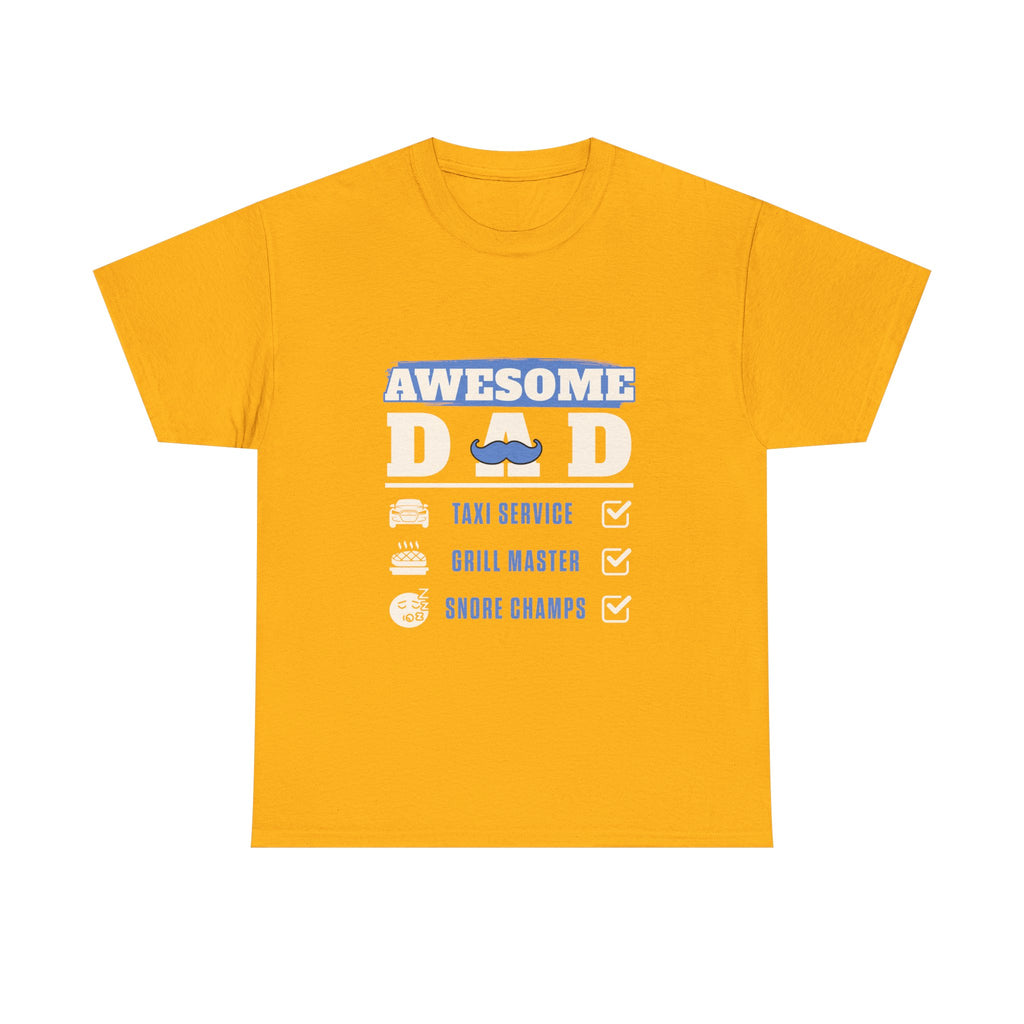 Funny T-Shirt - Awesome Dad Tee Shirt - Gift For Fathers Day Birthday - NEW