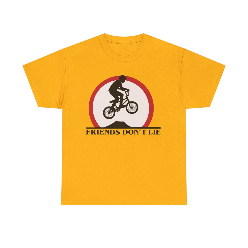 T‑Shirt - Friends Don't Lie - Stranger Things - BMX Rider Graphic Tee