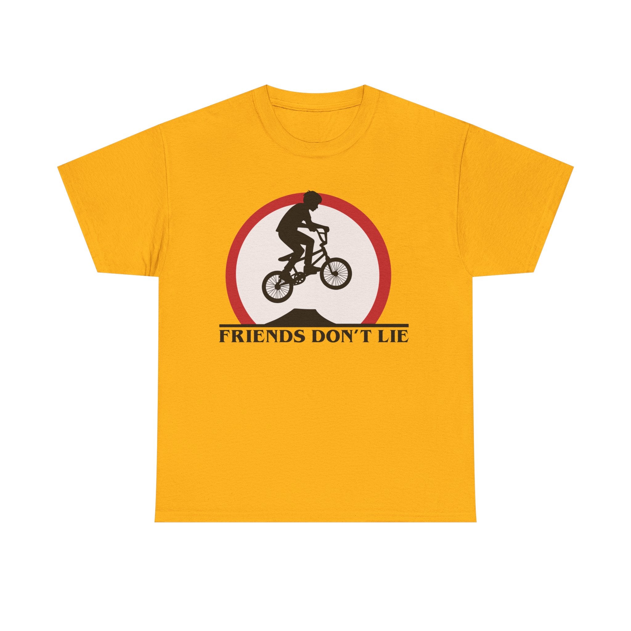 T‑Shirt - Friends Don't Lie - Stranger Things - BMX Rider Graphic Tee