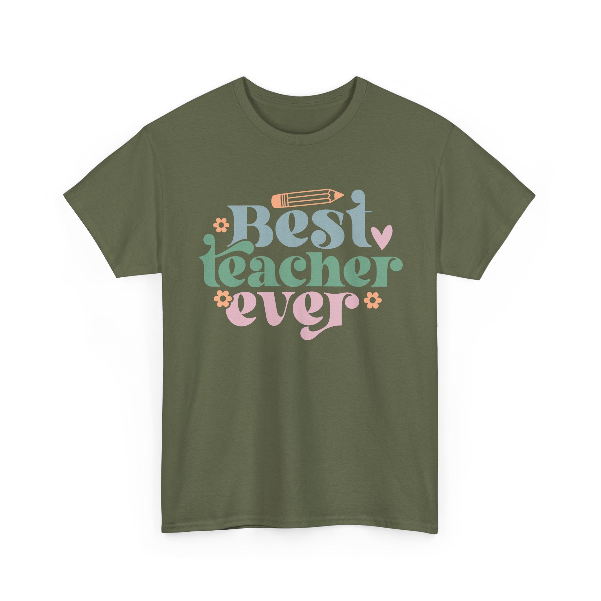 Best Teacher Ever Tee Shirt - T-Shirt Gift - Present For Teachers - NEW