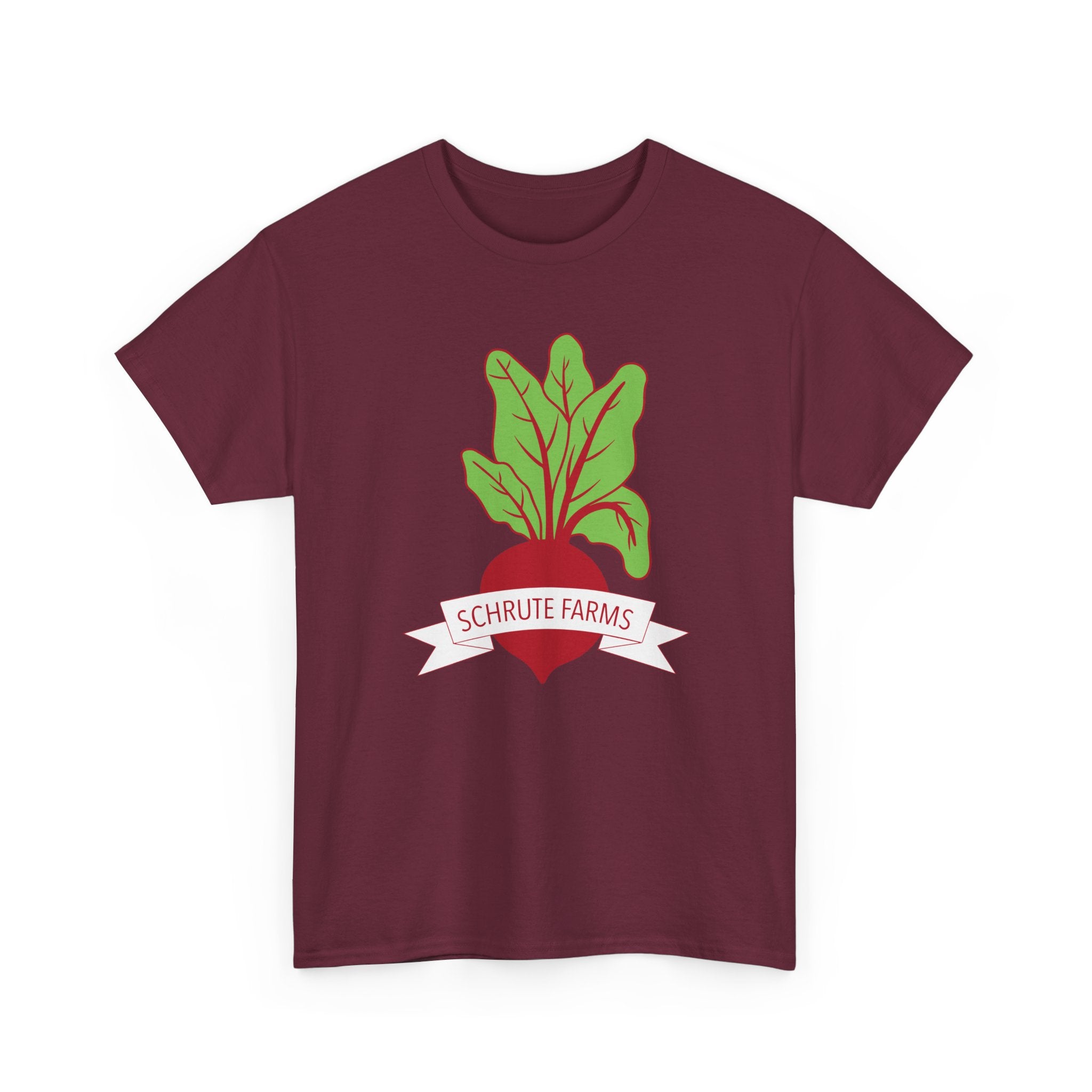 T-Shirt - Schrute Farms Beet Graphic Tee Shirt - Dwight - The Office US - NEW
