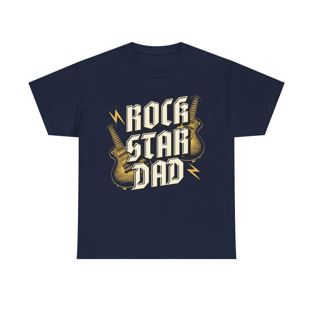 Rock Star Dad T-Shirt - Fathers Day Dads Birthday Gift Tee Shirt - NEW