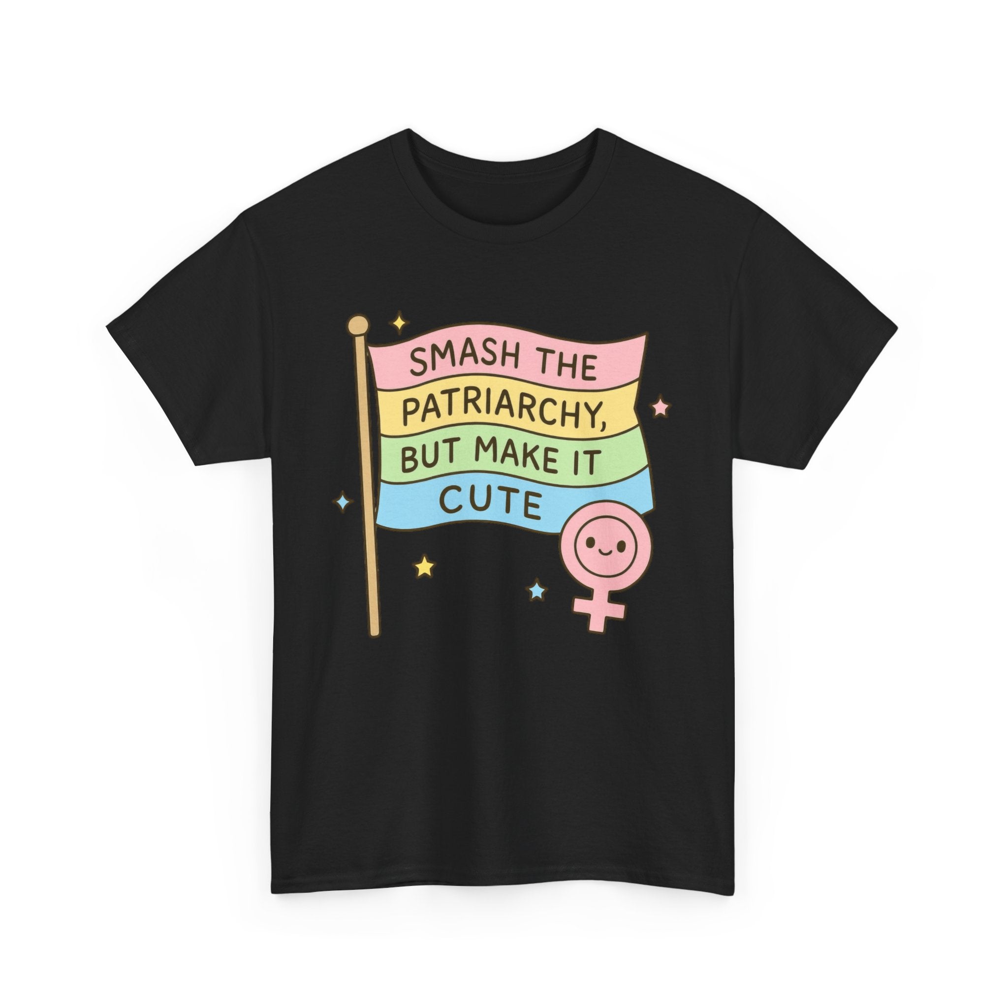 Funny Feminism T-Shirt - Smash The Patriachy But Make It Cute - Tee Shirt Gift For Strong Women Feminist - Anti Patriachy