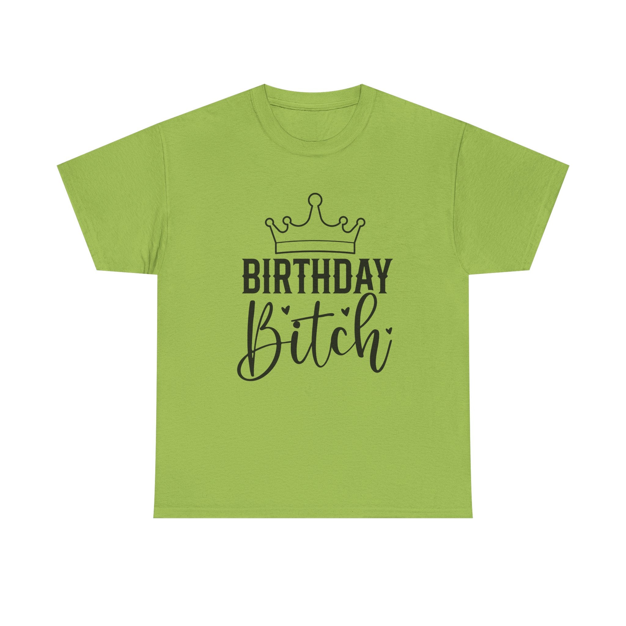 Birthday Bitch T-Shirt - Funny Rude Adult Crown Birthday Gift Tee for Women Girls