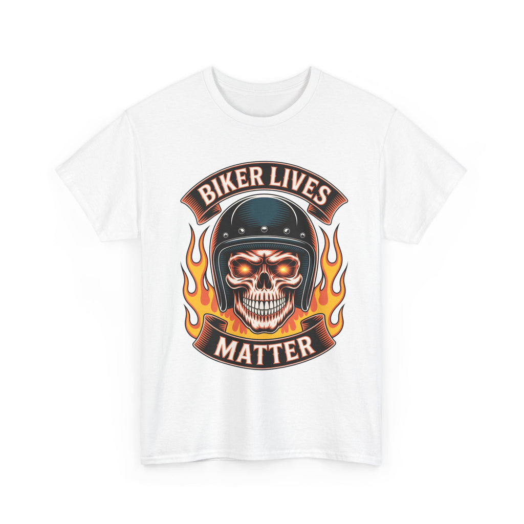 Biker Lives Matter T-Shirt - Tee Shirt For Bikers - Clothing Gift For Motorcycle Enthusiasts