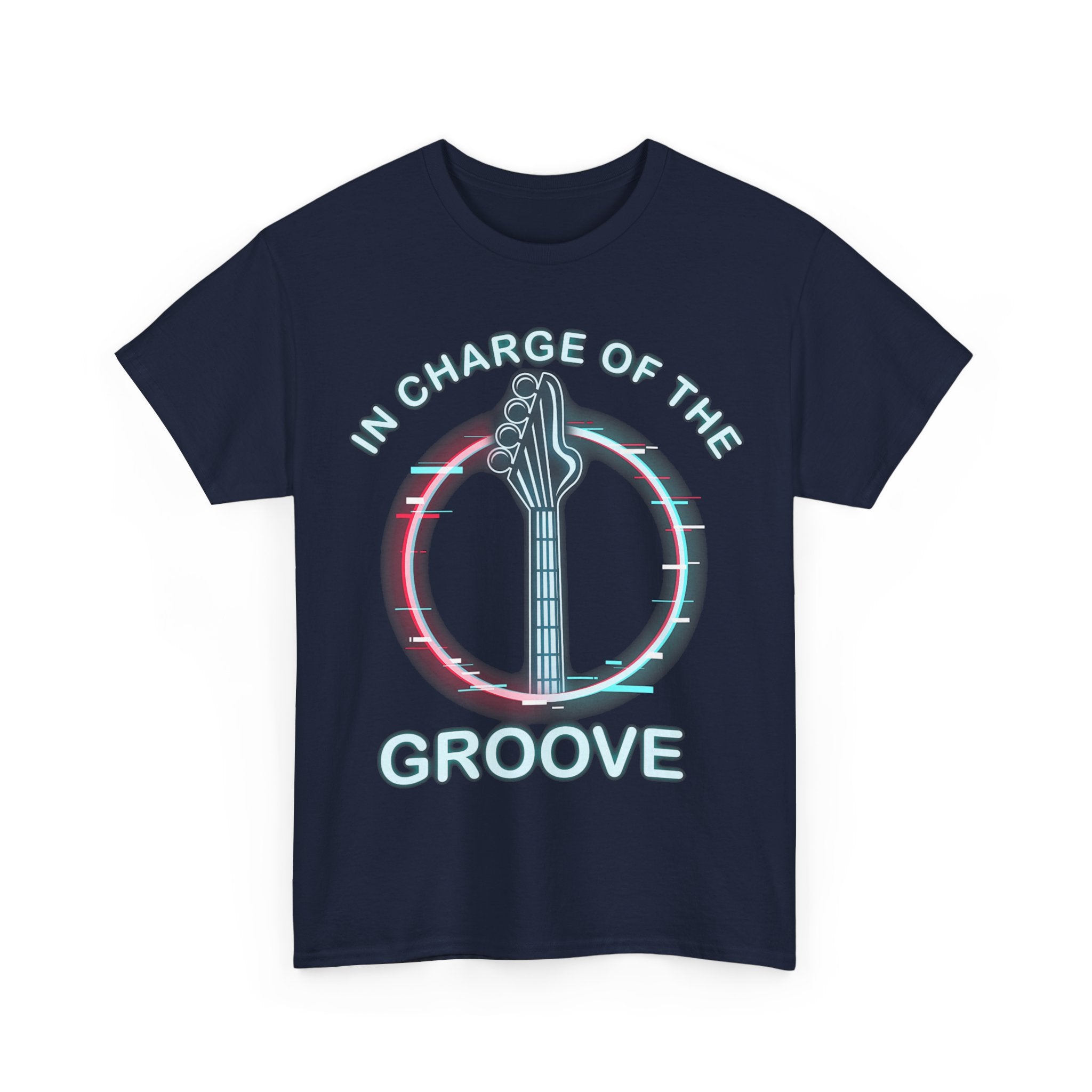 Bass Guitar Groove Tee Shirt - I'm in Charge of the Groove - Music T-Shirt Gift For Bassist