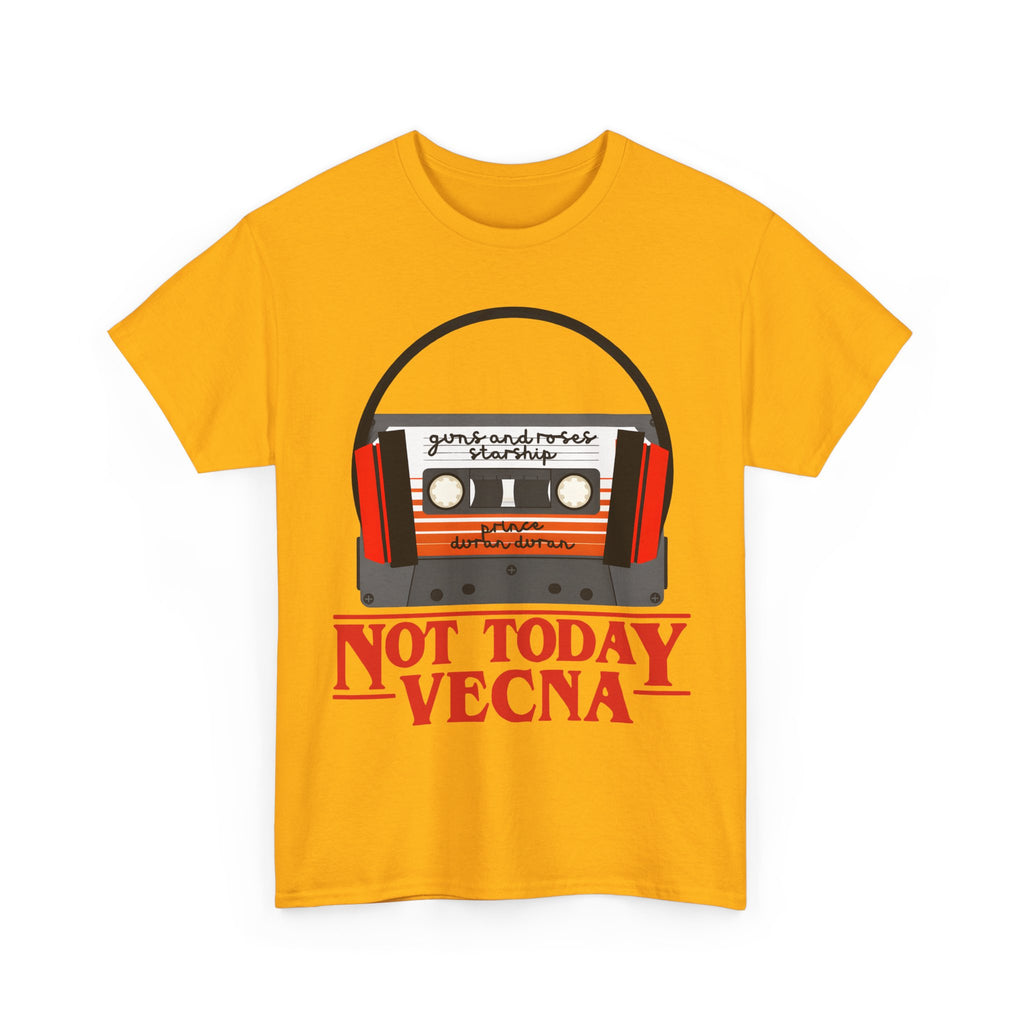 Not Today Vecna Cassette T-Shirt - Retro Stranger Things Tee Shirt - NEW