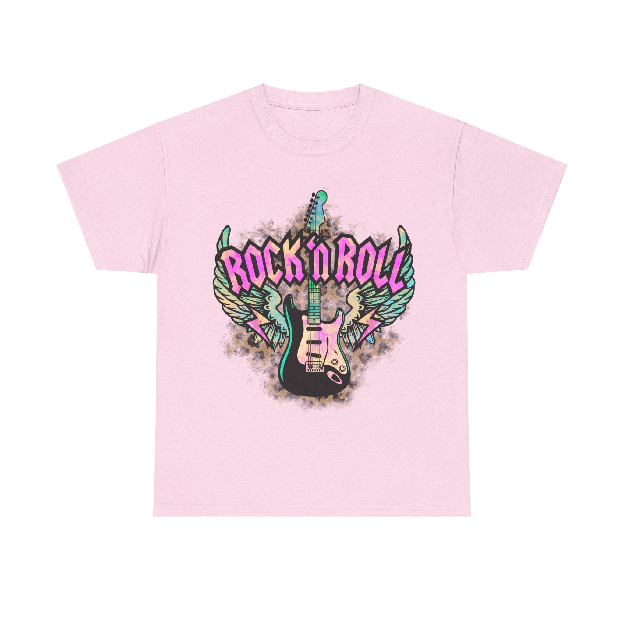 Rock n Roll Guitar T Shirt - Gift Tee Shirt For Guitarist Or Rock Fan