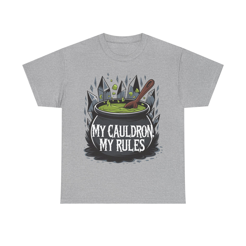 Funny Witch T-Shirt - My Cauldron My Rules - Wicken t Shirt - Gift Tee For Witches NEW