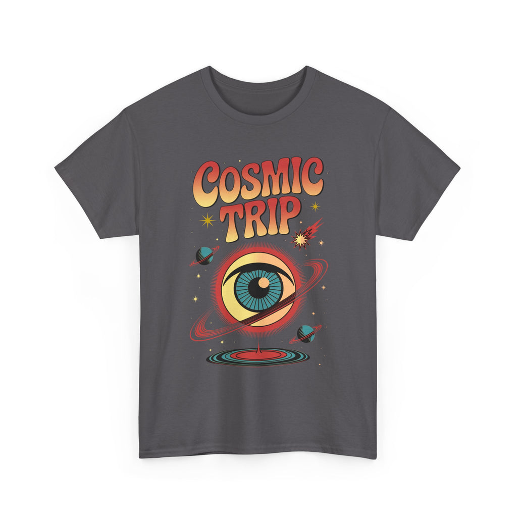 Cosmic Trip T-Shirt — Retro Space Eye Graphic Psychedelic Tee