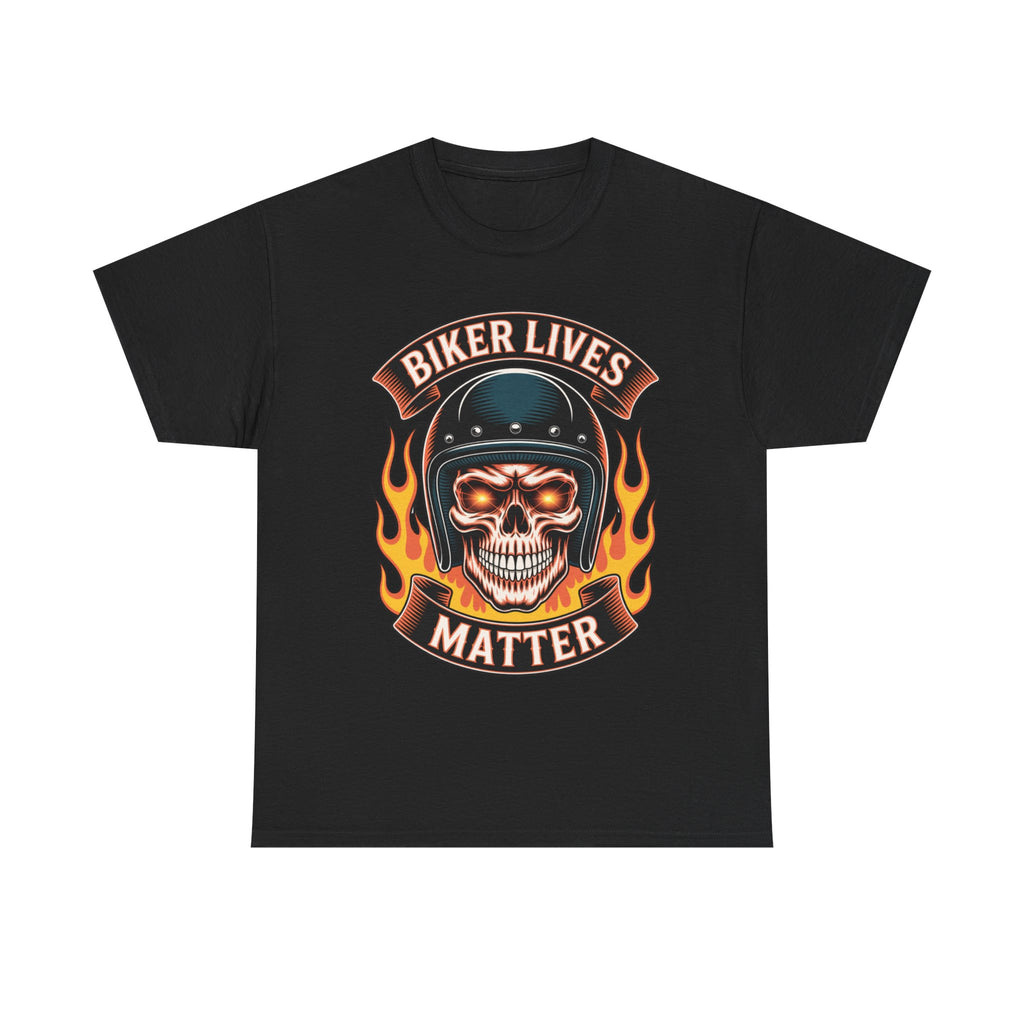 Biker Lives Matter T-Shirt - Tee Shirt For Bikers - Clothing Gift For Motorcycle Enthusiasts