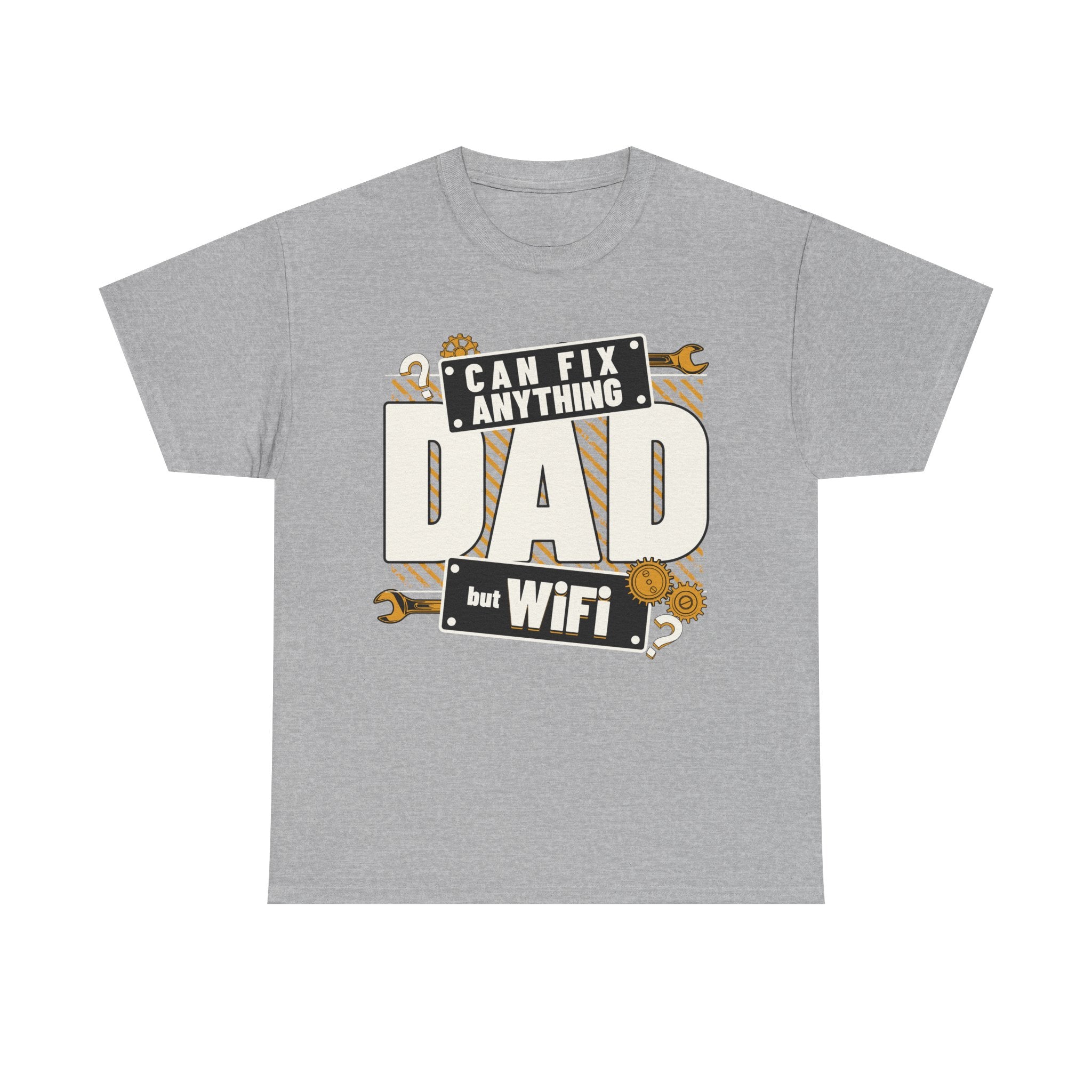 Funny T-Shirt - Dad Can Fix Anything But WiFi - Fathers Day Gift - Dad Birthday Tee Shirt - NEW