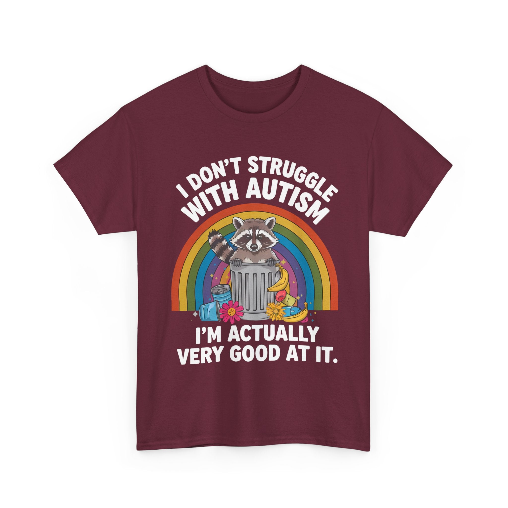 Autism Pride T‑Shirt - I Don’t Struggle With Autism, I’m Actually Very Good At It-  Funny Neurodiverse Tee Shirt