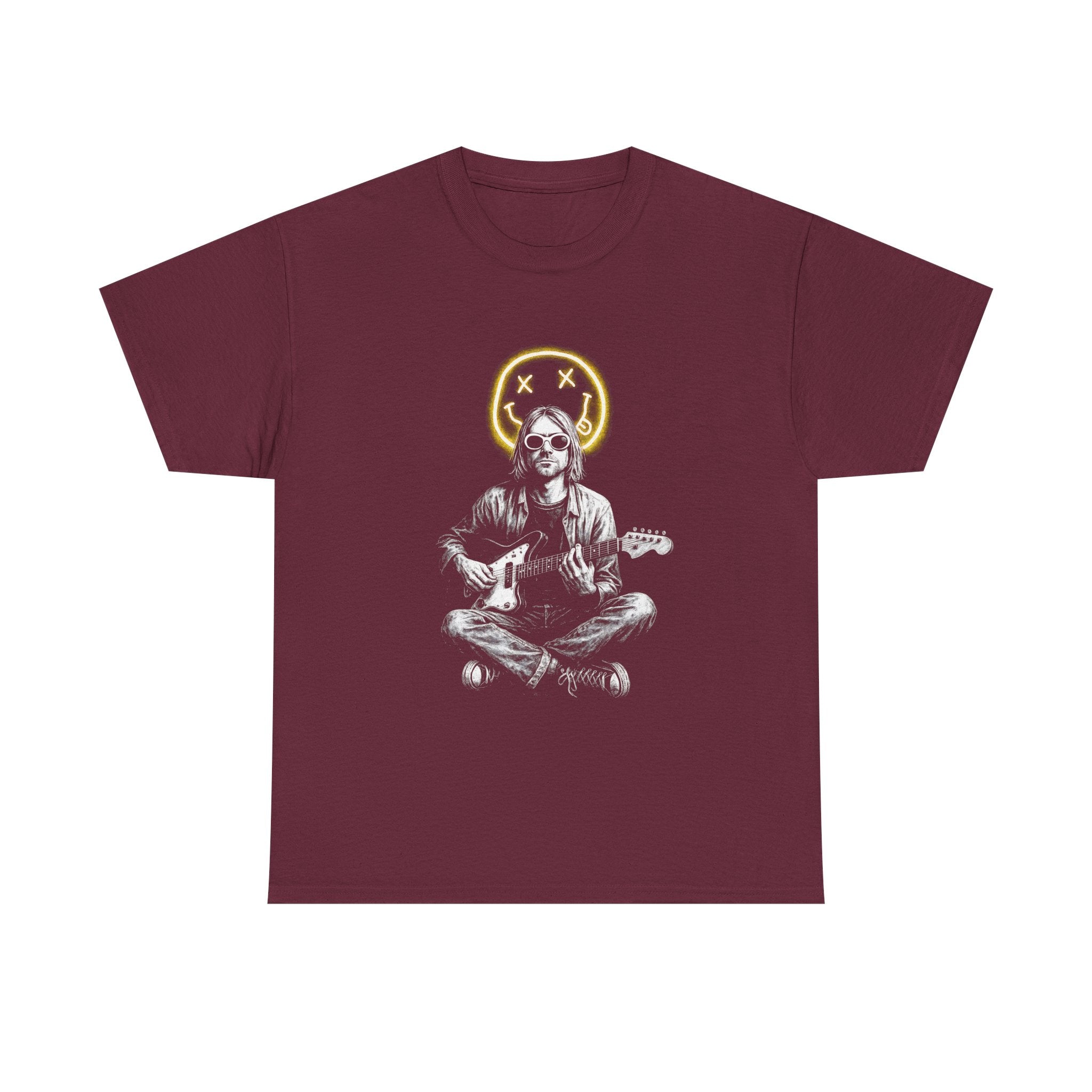 Grunge Guitarist Tee Shirt - Kurt Cobain Nirvana Retro Vintage Graphic T-Shirt - NEW