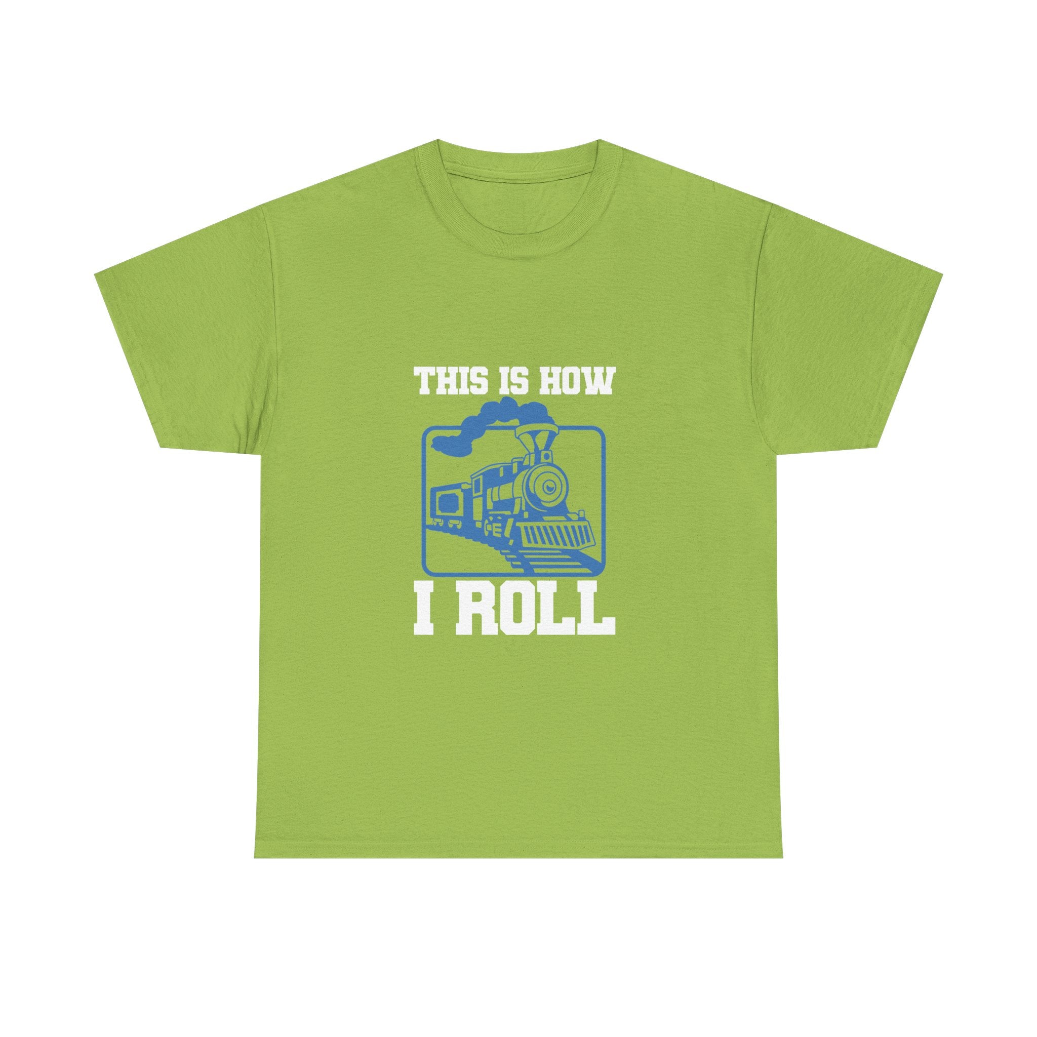 This Is How I Roll Tee Shirt - Funny T-Shirt Gift For Train Set Model Enthusiast Dad Grandad