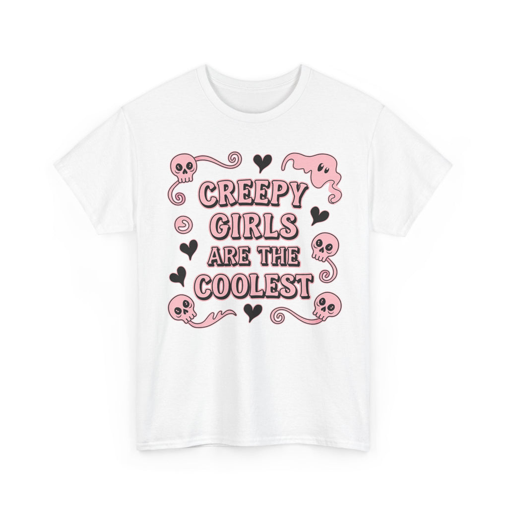 Funny Witch T Shirt - Creepy Girls Are The Coolest - Tee Shirt For Witches - Wicken T-Shirt Gift NEW