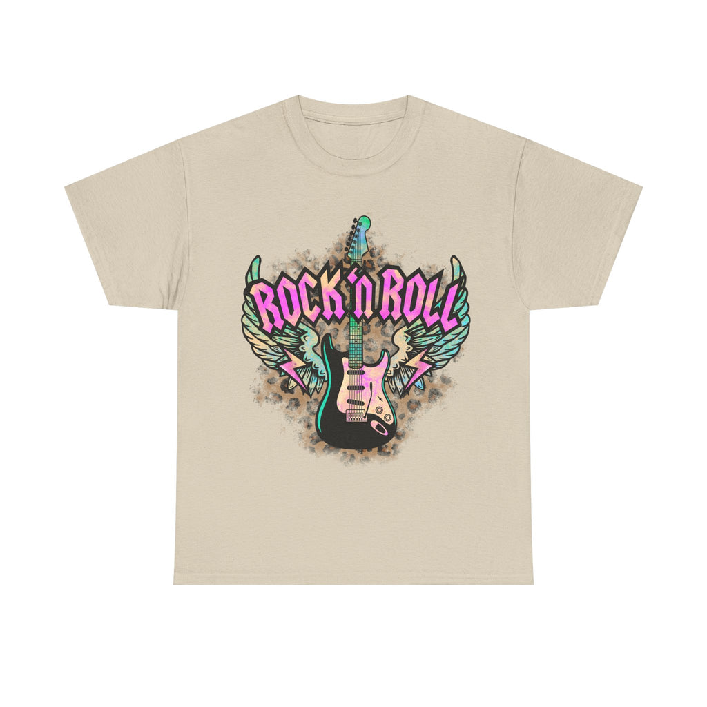 Rock n Roll Guitar T Shirt - Gift Tee Shirt For Guitarist Or Rock Fan