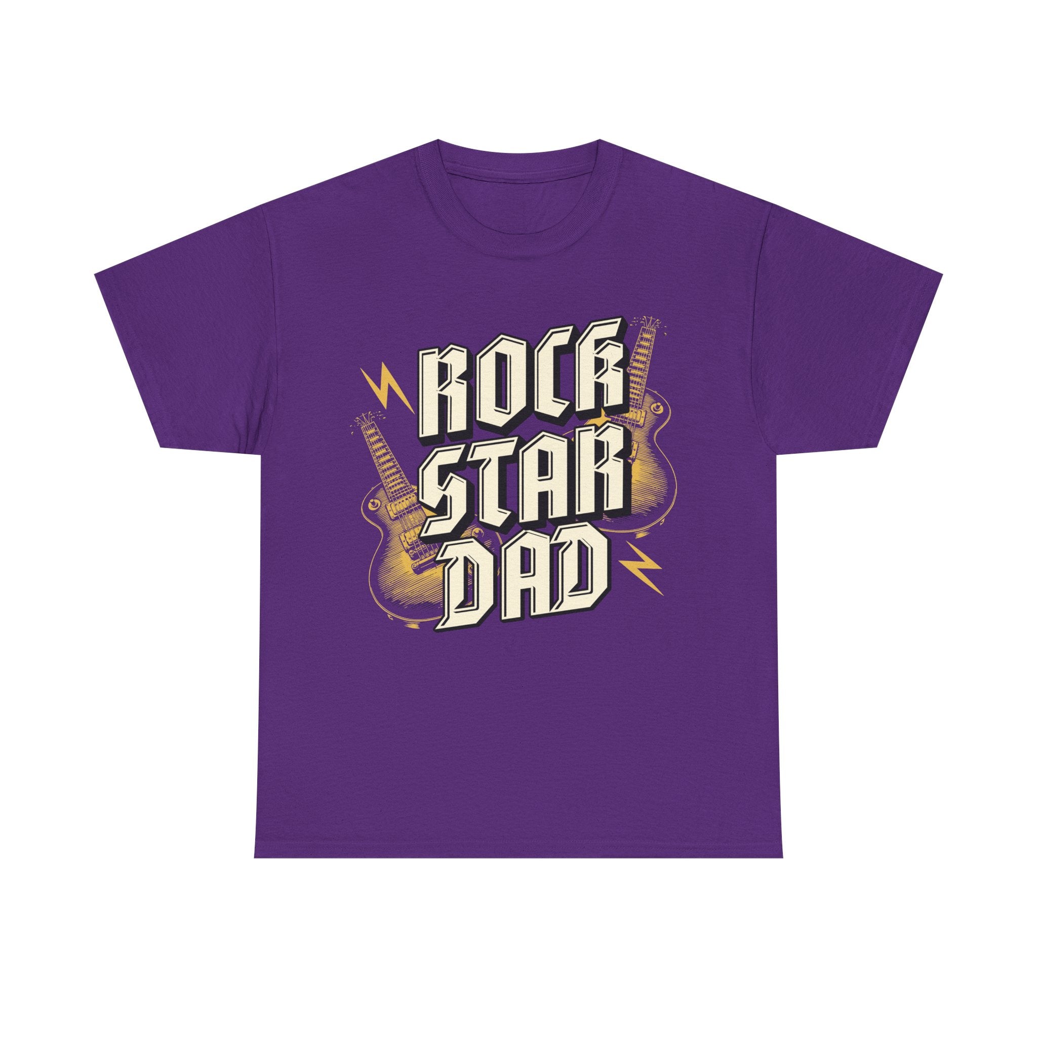 Rock Star Dad T-Shirt - Fathers Day Dads Birthday Gift Tee Shirt - NEW