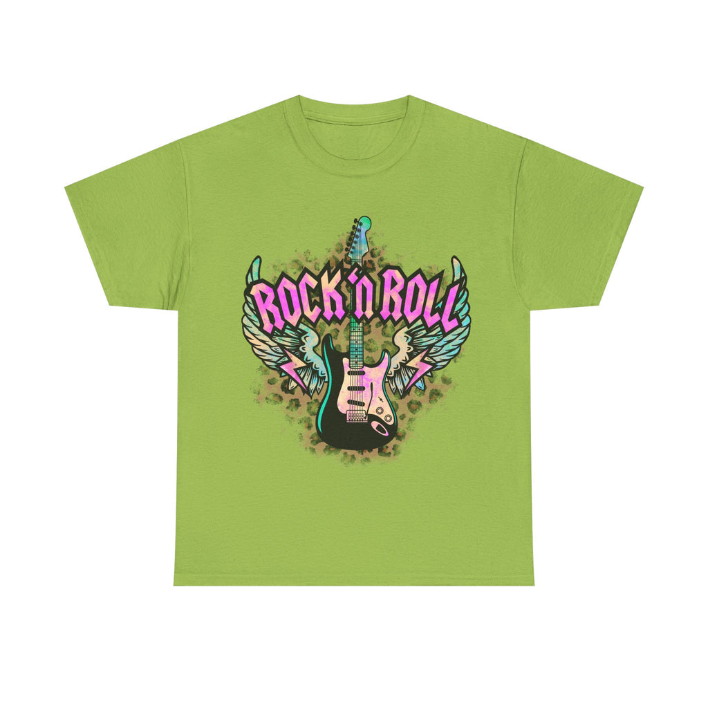 Rock n Roll Guitar T Shirt - Gift Tee Shirt For Guitarist Or Rock Fan