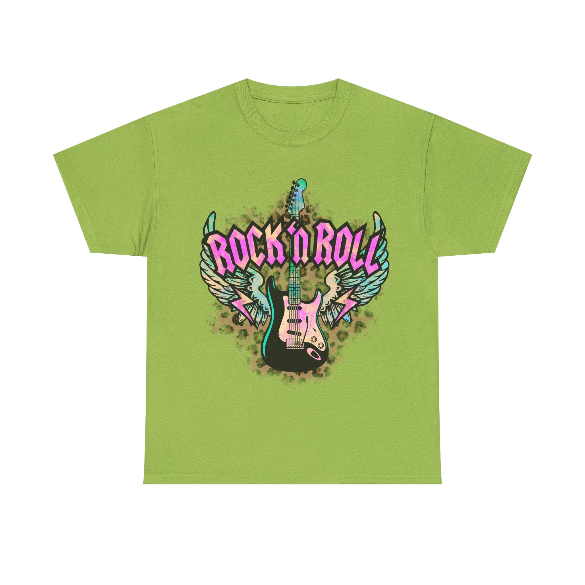 Rock n Roll Guitar T Shirt - Gift Tee Shirt For Guitarist Or Rock Fan