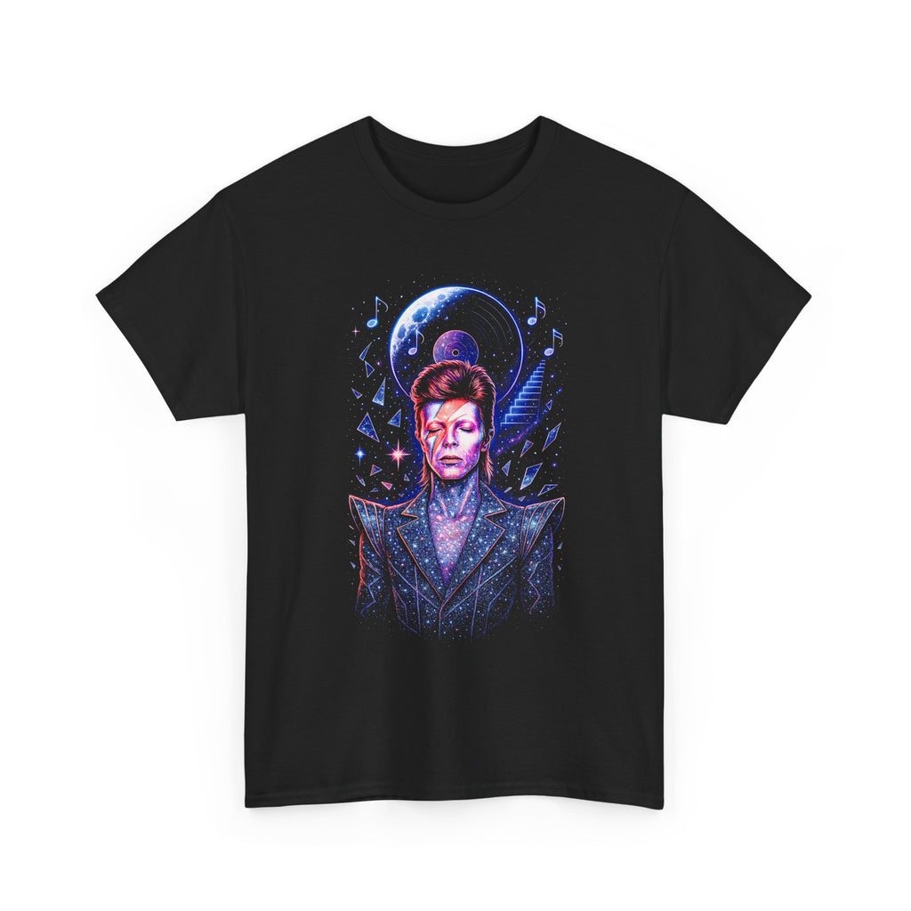 David Bowie Cosmic Portrait T-Shirt - Vintage Retro Band Tee - NEW
