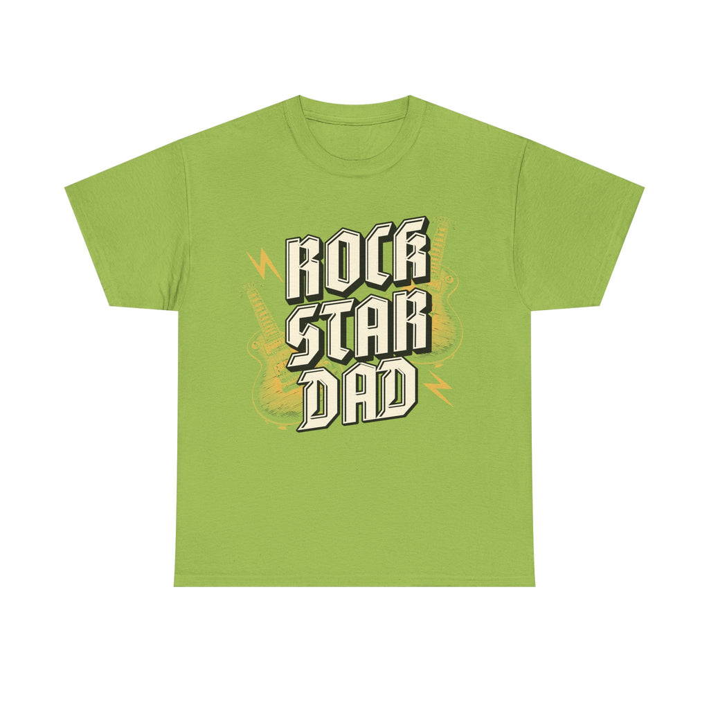 Rock Star Dad T-Shirt - Fathers Day Dads Birthday Gift Tee Shirt - NEW