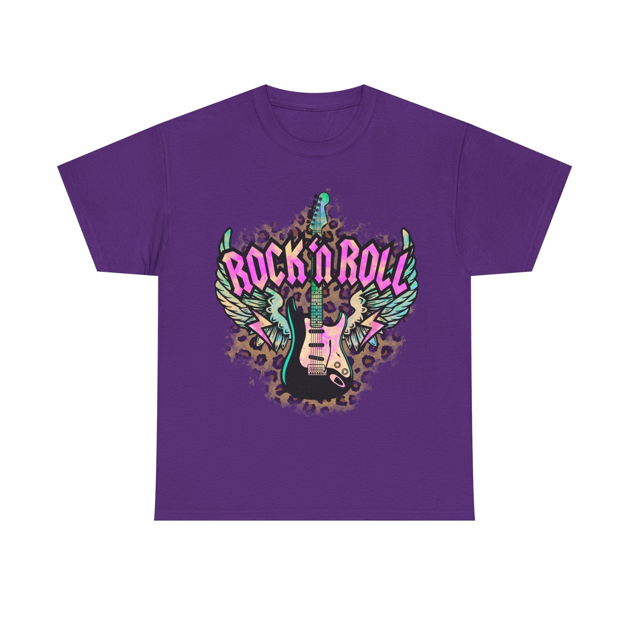 Rock n Roll Guitar T Shirt - Gift Tee Shirt For Guitarist Or Rock Fan
