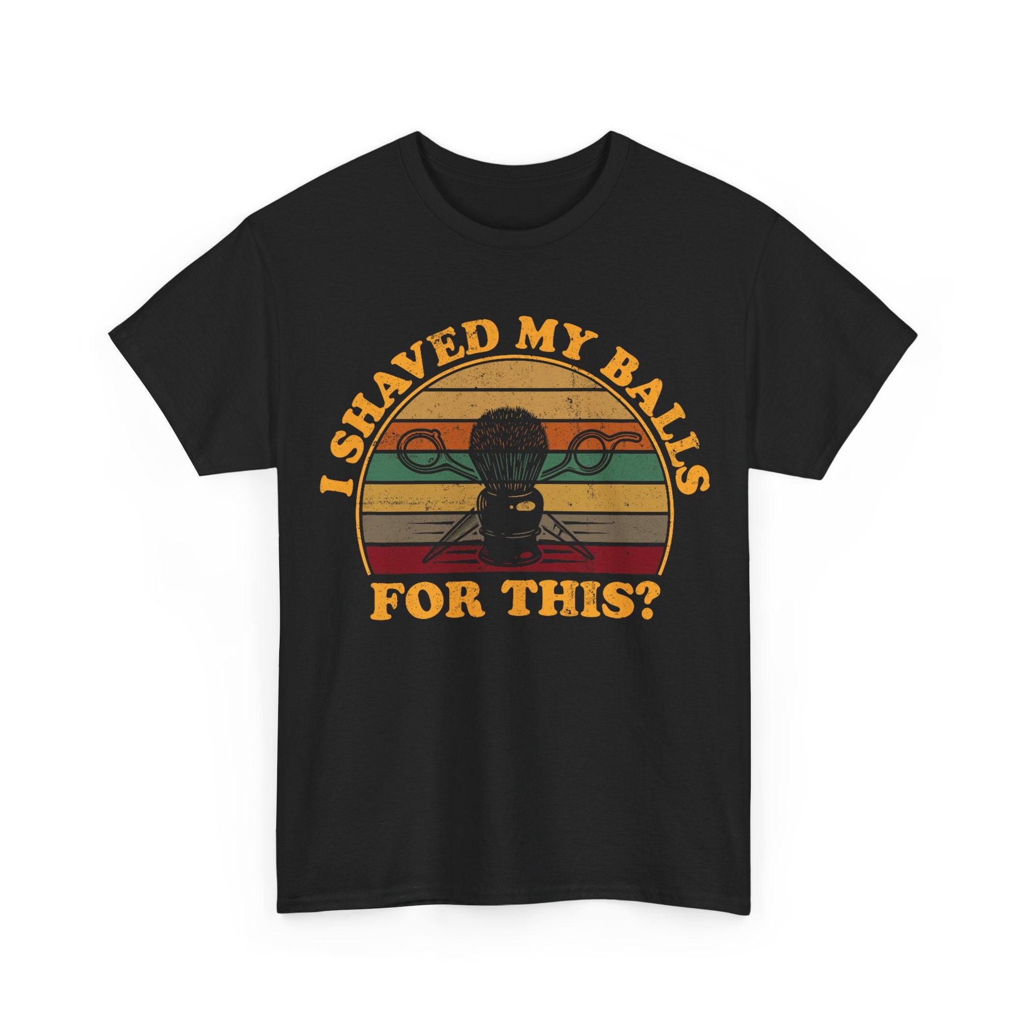 Funny Golf T-Shirt - I Shaved My Balls For This - Curb Your Enthusiasm - Rude Gift Tee Shirt