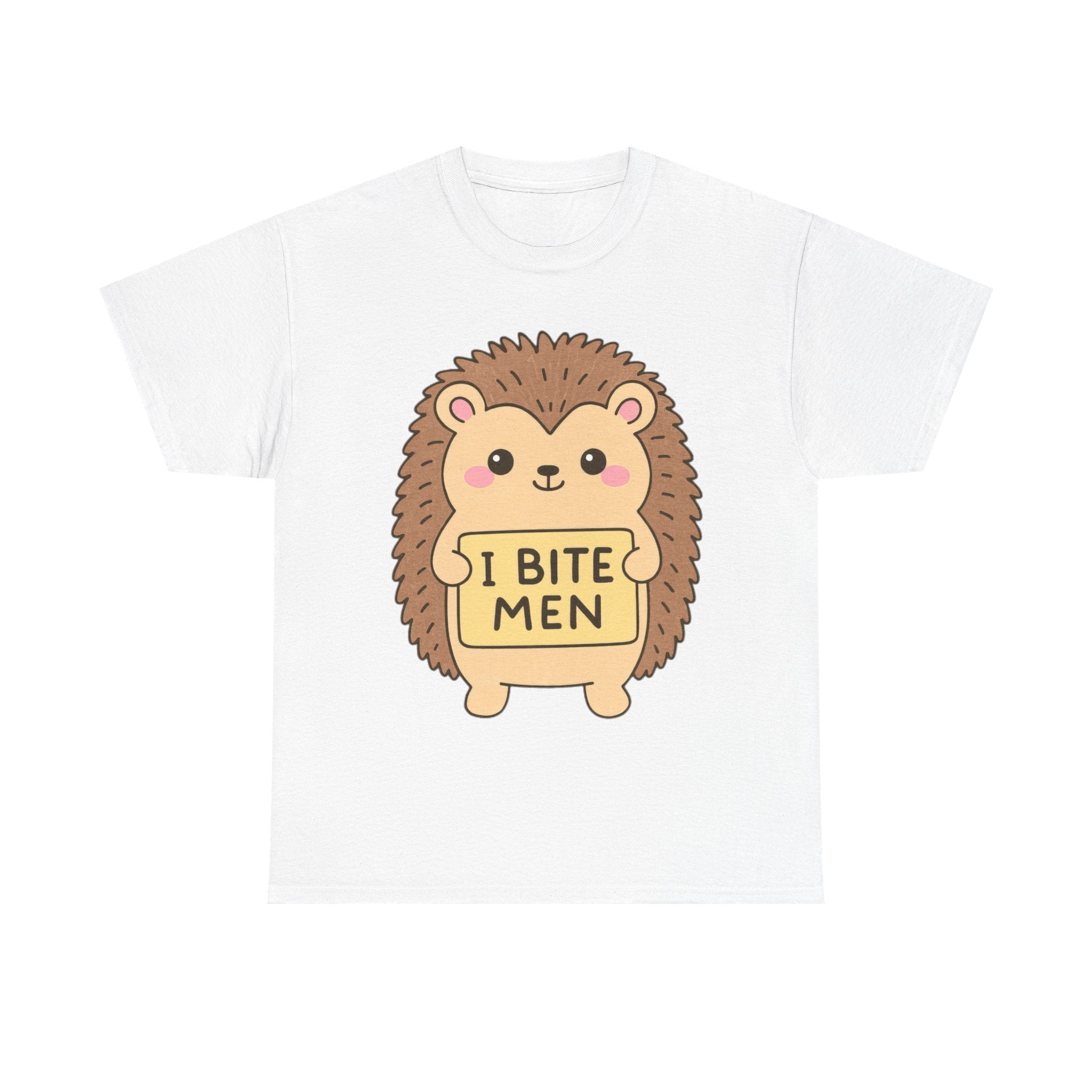 Funny Feminism T-Shirt - I Bite Men - Tee Shirt For Feminist - Anti Patriachy Gift NEW